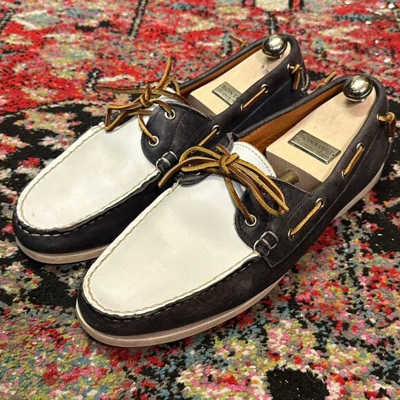Rancourt & Co. Other - VGUC Rancourt & Co x Polo Ralph Lauren Boat Shoe Spectator Moc Maine USA 13 D